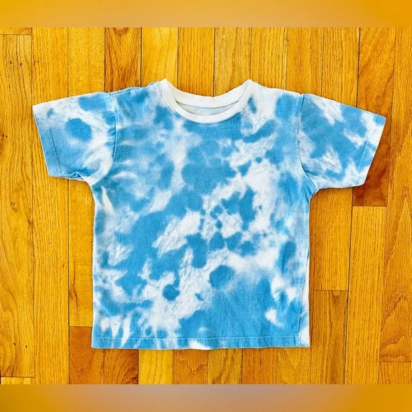 4 t-shirts set  - Minecraft, Jurassic Park, classic undershirt, & tie-dye 6-7yrs - Picture 11 of 13